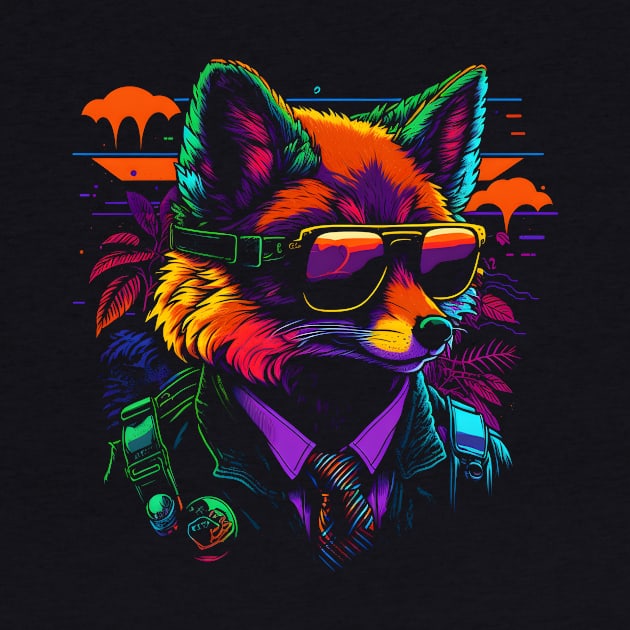 The Vaporwave Fox by vamarik